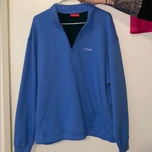 supreme quarter zip hoodie